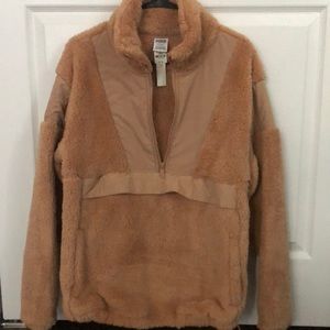 VS pink teddy pullover